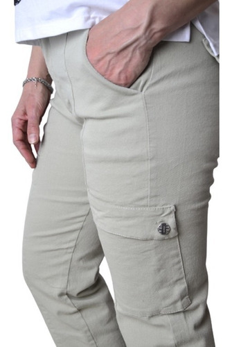 Pantalon Cargo Elastizado Mujer The Big Shop