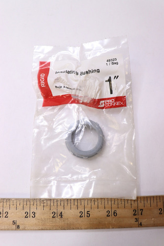 Gampak Insulating Bushing Rigid Gray Plastic 1 49323 Jjc