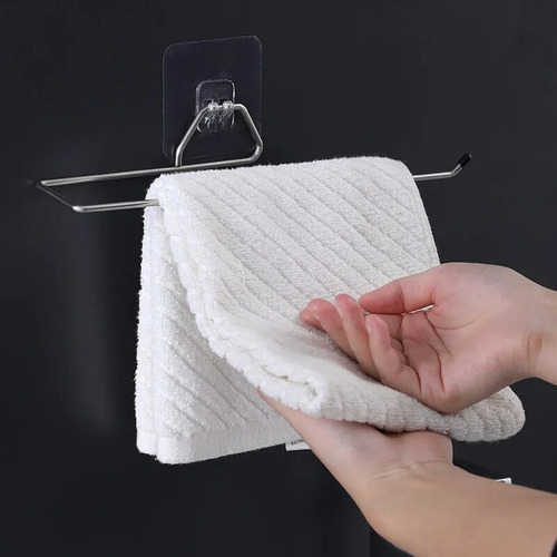 Rollo De Papel De Cocina Y Baño De Acero Inoxidable Sin Perf