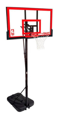 Imagen 1 de 4 de Aro Y Tablero Portátil Spalding Basquet Regulable - El Rey
