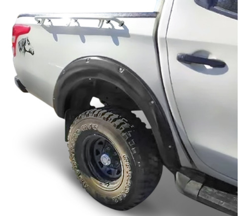 Fenders Sunz Plástico Mitsubishi L200 2015 Negro 