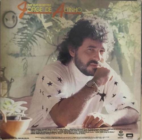 Lp Jorge De Altinho- Nas Asas Do Destino - Disco De Loja (Usado)
