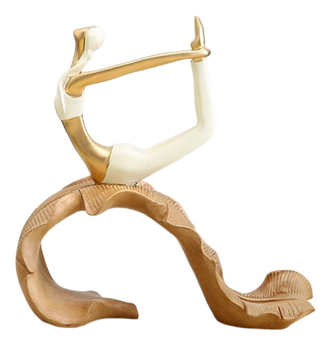 Estatua De Resina Compatible Con Yoga Para Niñas, Estilo B