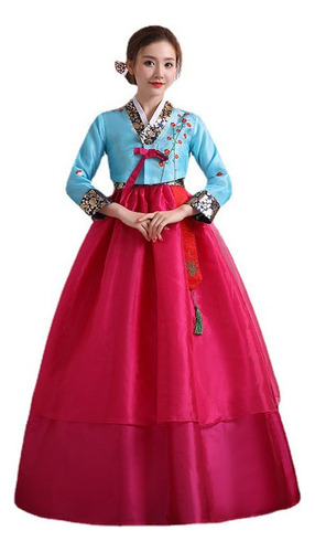 Novo Hanbok Para Mulheres, Traje Tradicional Coreano,