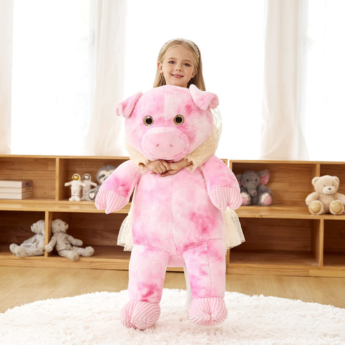 Peluche Earthsound Con Forma De Cerdo Gigante, 75 Cm De Altu