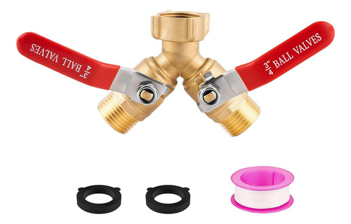 Divisor De Mangueira De Jardim De Latão, Conector De