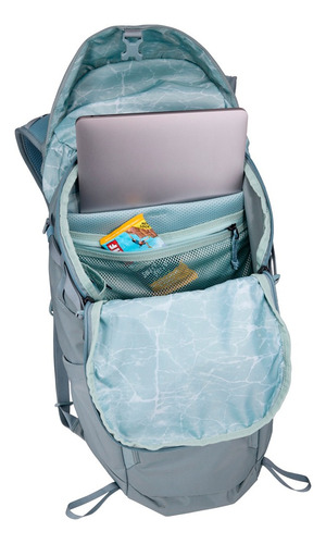Mochila Trekking Thule Alltrail 25l Pond Com Capa De Chuva Cor Pond Gray Desenho Do Tecido Lisa