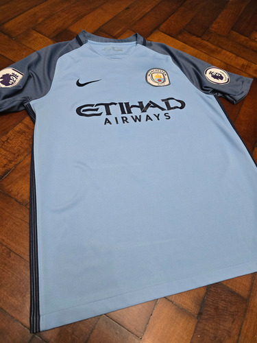 Camiseta Titular Manchester City 2018/19, De Bruyne 17 M (Usado)