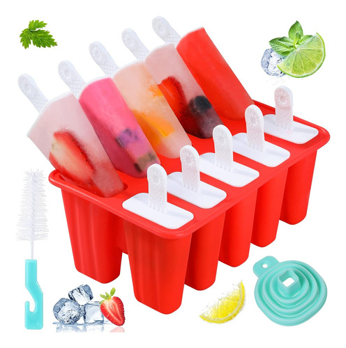 Moldes Para Paletas De Hielo, Moldes De Silicona Para Paleta
