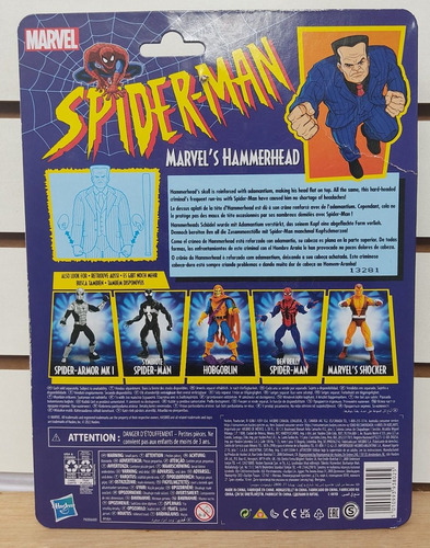 Figura Marvel´s Hammerhead De La Línea Retro De Spiderman (Usado)