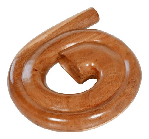 Imagen 1 de 4 de Cuerno Didgeridoo Espiral Aborigen Natural