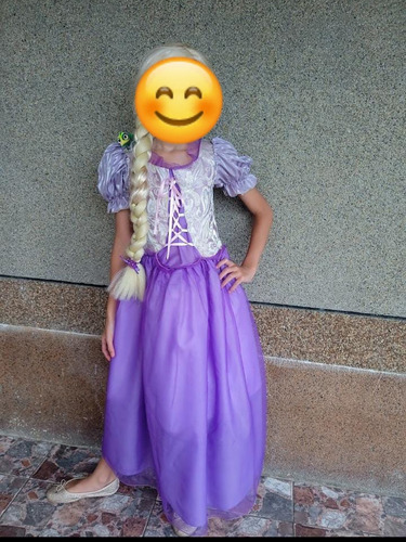 Disfraz De Rapunzel Carnavalito Talla 10