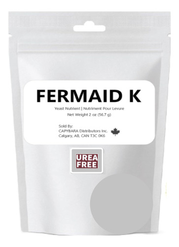 Nutriente Xa Levadura Fermaid K 56.7 G Fermentación Bebidas