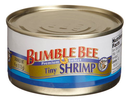 Camarones Pequeños, Lata De 4 Oz