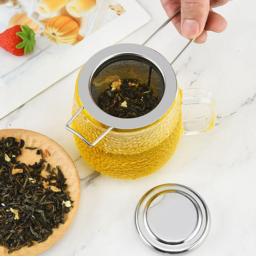 Colador De Té De Acero Inoxidable Reutilizable Para Escurrir