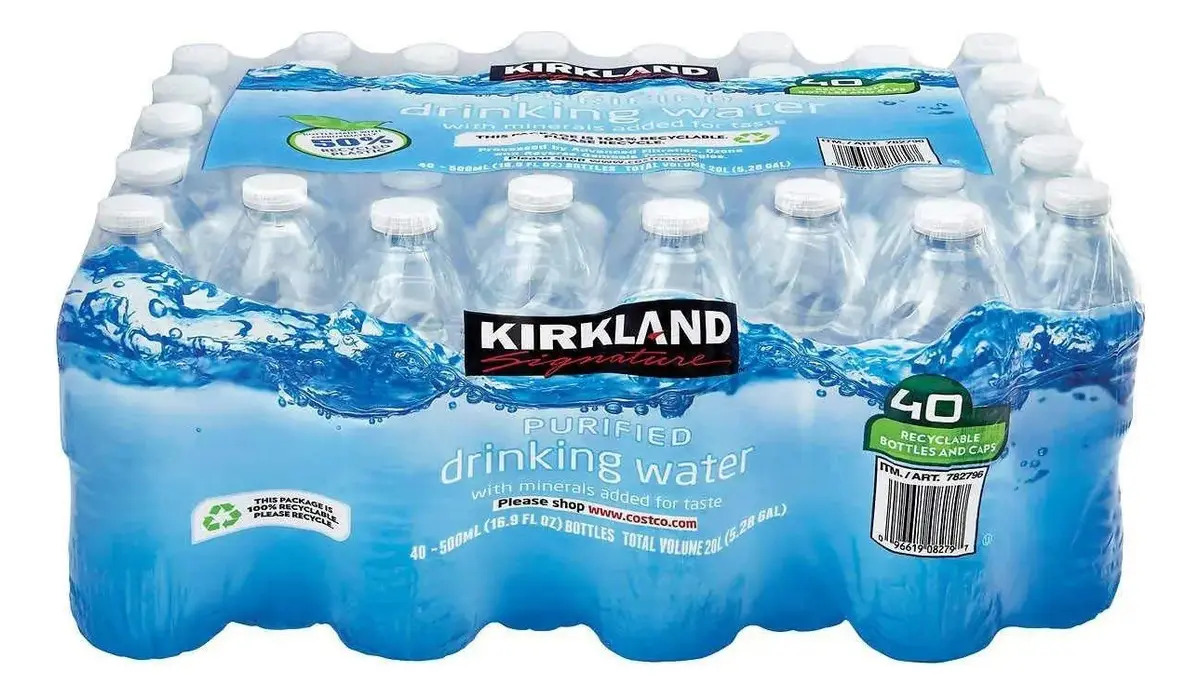 Agua Purificada Sin Gas Kirkland Pack 40 X 500 Ml