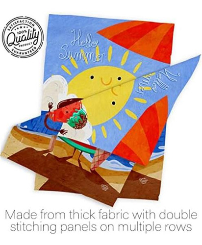 Colección De Adornos Summer Buddy Garden House Bandera Set D