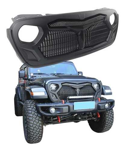 Imagen 1 de 9 de Parrilla Angry Jeep Wrangler Jl 2019 2020 2021 Enojado Cobra