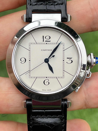 Reloj Cartier Pashá 2730, 42mm Usado 9/10 Cuero Automático