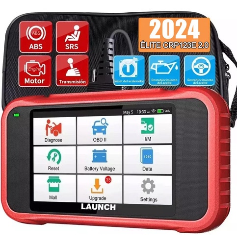 Escáner De Fallas Launch Crp123e Obd2 Para Auto