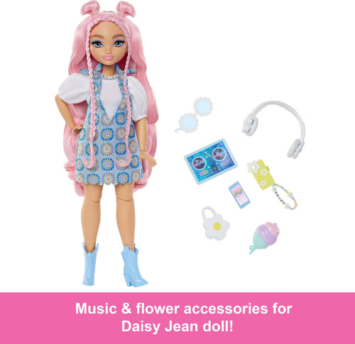 Muñeca Moderna Barbie Dream Besties Daisy Jean Con Acceso.