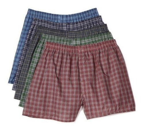 Fruit Of The Loom Tartan Y Plaid Boxer Para Hombre 5 Pack