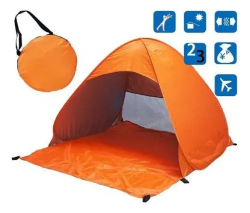 Carpa Automática Para Acampar En La Playa Con Sombra Uv50+