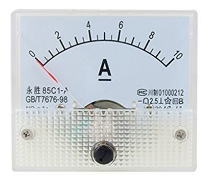 DC 30mA corriente de AMP Medidor analógico de Panel Amperímetro Calibre 85C1 Blanco 0-30mA DC 