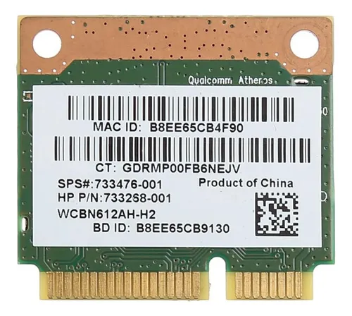 Tarjeta De Red Sps 733476-001 Para Hp Envy 15-j Series