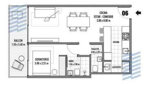 Imagen 3 de 18 de Dep - Palermo -2 Amb Cocina Lavadero Toilette 30 Cuotas 100% Financiado
