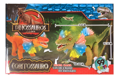 Dinossauro Coritossauro Com Som E Movimento