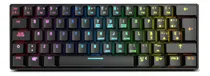 Comprar Teclado Mecánico Krom Kluster Wireless 60% Rgb Switch Red Color Del Teclado Negro