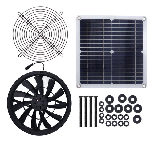 Kit De Ventilador De Panel Solar Rv, 5 V, 10 W, Alimentado,