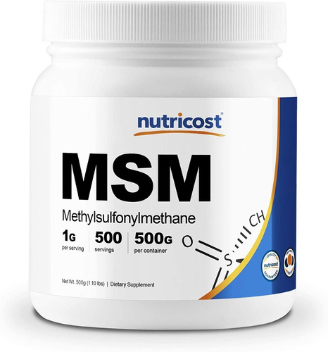 Msm - Azufre Orgánico - 500 Gr - Envio Ya