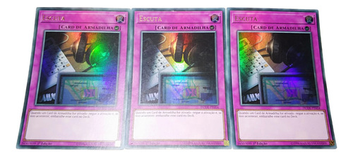 Yugioh - 3x Wiretap Ultra Em Português