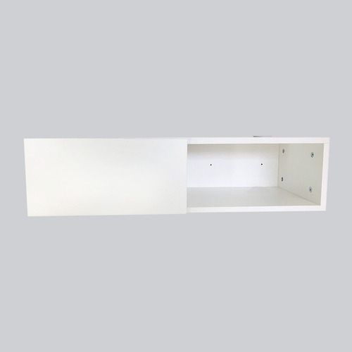 Repisa Flotante Para Tv Minimalista Color Blanco Absoluto