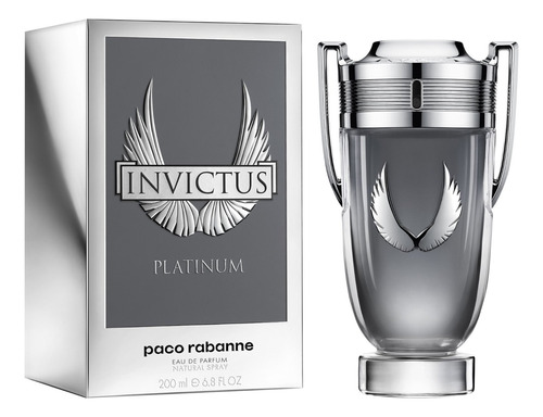 Invictus Platinum Masculino Eau De Parfum 200ml