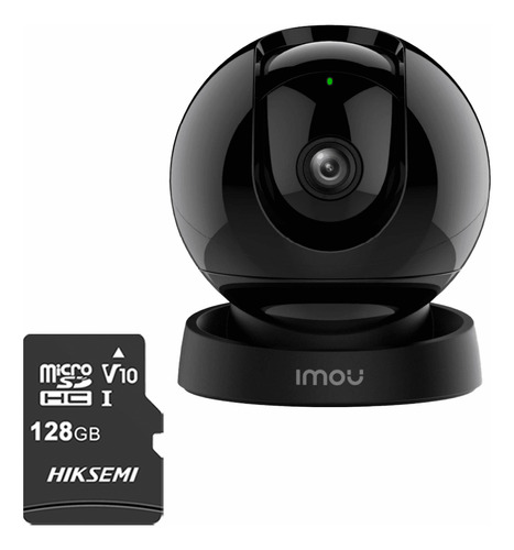 Imou Cámara Domo Ip Pt Rex 2d Wifi 3 Mp Ipc-gk2dn-3c0w-plus-128 Smart Tracking Ir De 10 Metros Audio 2 Vias Microfono Y Altavoz Integrados Alarma De Sonido Anormal 3c0w Con Microsd 128gb 