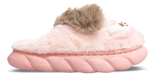 Pantuflas Peluche Con Pielsita Nena Perro Arquero #2013