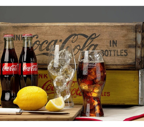 Conjunto 2 Copos De Cristal Riedel Coca Cola 480ml Premium