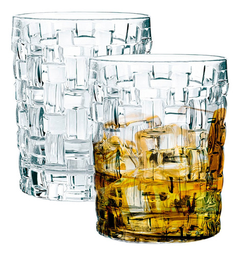 Set 4 Vasos Whisky Old Fashion Bossa Nova Nachtmann Color Transparente