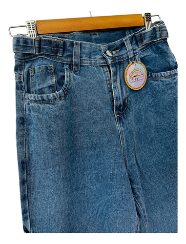 Jean Nena Buggy Holgado Hebillas Para Regular