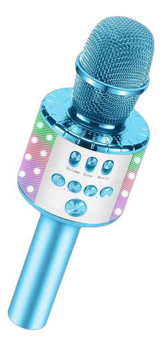 Micrófono Inalambrico Marca /karaoke /azul