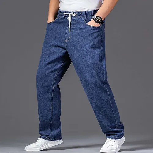 Pantalón A La Moda Para Hombre, Elástico, Con Lazo Elástico,