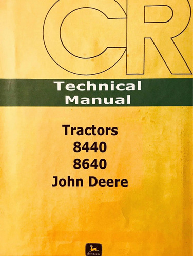 Manual De Taller Tractorjohn Deere 8640 8440 Di