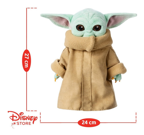 Imagem 8 de 10 de Pelúcia Yoda Star Wars Mandalorian The Child - Disney Store