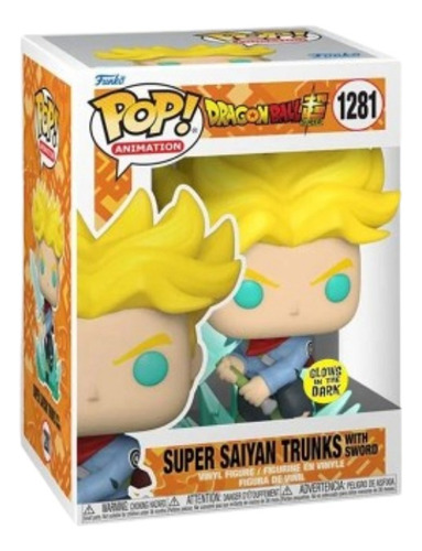 Funko Pop Super Saiyan Trunks 1281 Glow/special Dragon Ballz
