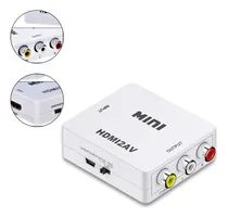 Comprar Conversor Hdmi Para Rca, Hdmi Av Para 720p Ou 1080p, Áudio E Vídeo Analógico Para Tv Mais Antiga, Ntsc E Pal - Ideal Para Pc, Laptop, Xbox, Hdtve E Nitendo 64 - Loja Gudeltec