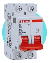Comprar Disjuntor Steck Bipolar 10a 16a 20a 25a 32a 40a 50a Curva C