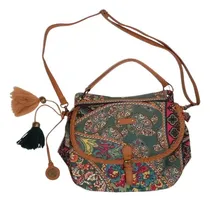 Comprar Cartera Morral Bolso Estampado Chenson Flores Eco Cuero Tote
